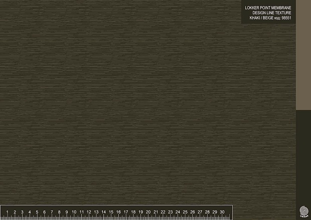 LOKKER POINT Membrane Design #LINE TEXTURE KHAKI/ BEIGE