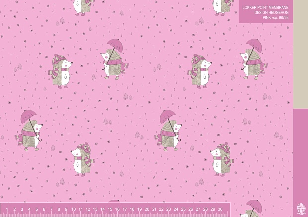 LOKKER POINT Membrane Design #HEDGEHOG PINK