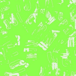 LOKKER POINT TPU REFLECTIVE DESIGN LETTERS GREEN NEON