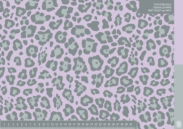 FITSYSTEM SOLO DESIGN LEOPARD MINT VIOLET