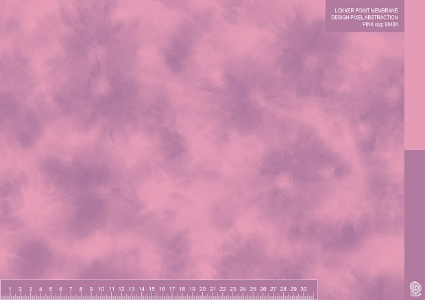 LOKKER POINT Membrane Design #PIXEL ABSTRACTION PINK