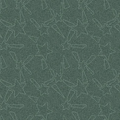 FLEECE 240 EMBO SHINING STARS GREY GREEN