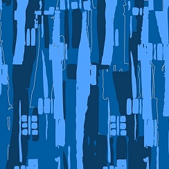 LOKKER POINT Membrane Design #STRIPS NAVY/ DENIM