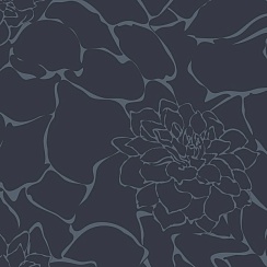 FITSYSTEM SOLO DESIGN DAHLIA FLOWERS NAVY