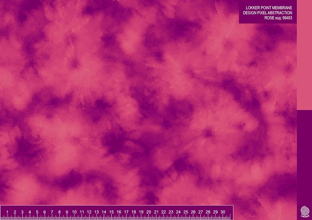 LOKKER POINT Membrane Design #PIXEL ABSTRACTION ROSE