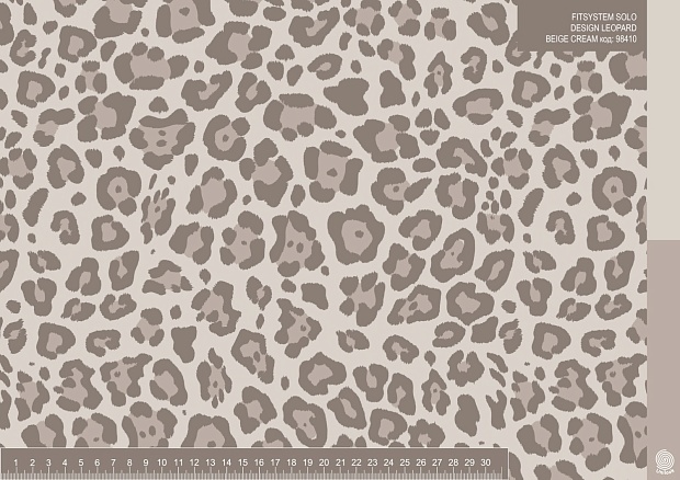 FITSYSTEM SOLO DESIGN LEOPARD BEIGE CREAM