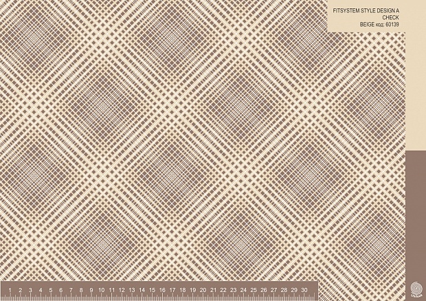 FITSYSTEM Style Design A CHECK BEIGE
