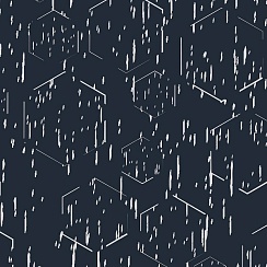 LOKKER POINT TPU REFLECTIVE DESIGN HEXAGONS D/NAVY NEW