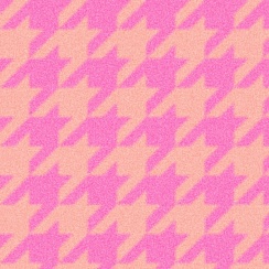 FLEECE 240g/m2 DESIGN PIED-DE-POULE PEACH/PINK