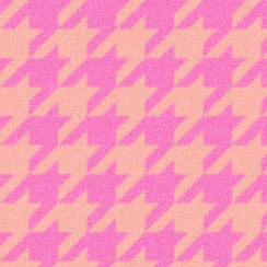 FLEECE 240 DESIGN PIED-DE-POULE PEACH/PINK