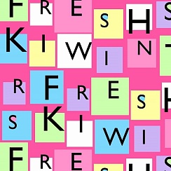 LOKKER POINT Membrane Design #LETTERS 2 PINK