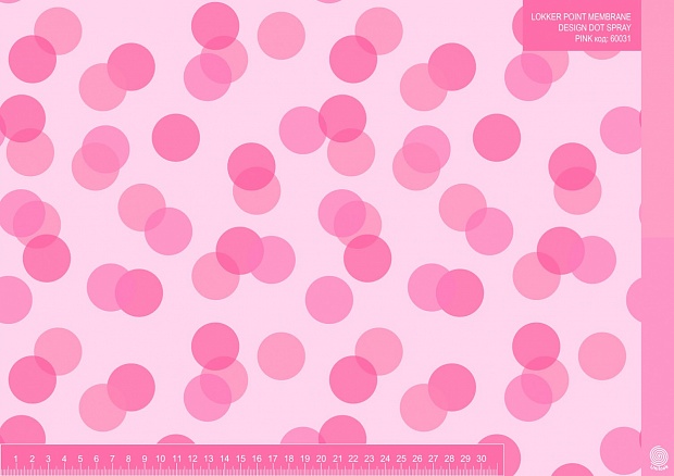 LOKKER POINT Membrane Design #DOT SPRAY PINK