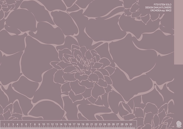 FITSYSTEM SOLO DESIGN DAHLIA FLOWERS ORCHIDEA