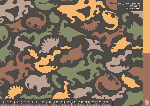 LOKKER POINT MEMBRANE DESIGN DINO BROWN