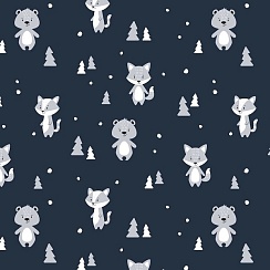 LOKKER POINT Membrane Design #ANIMALS & SNOW NAVY