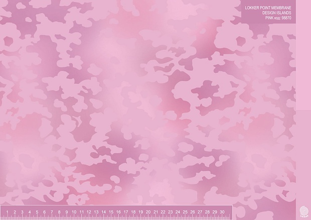 LOKKER POINT Membrane Design #ISLANDS PINK