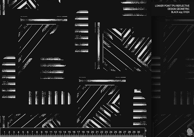 LOKKER POINT TPU REFLECTIVE DESIGN GEOMETRIC BLACK
