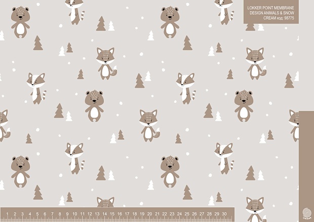 LOKKER POINT Membrane Design #ANIMALS & SNOW CREAM