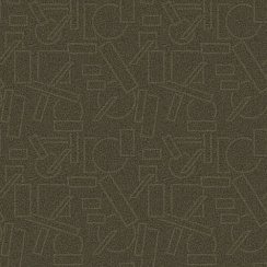 FLEECE 240 EMBO GEOMETRY MOSS