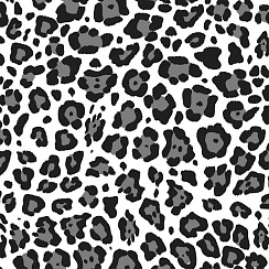 FITSYSTEM SOLO DESIGN LEOPARD BLACK WHITE